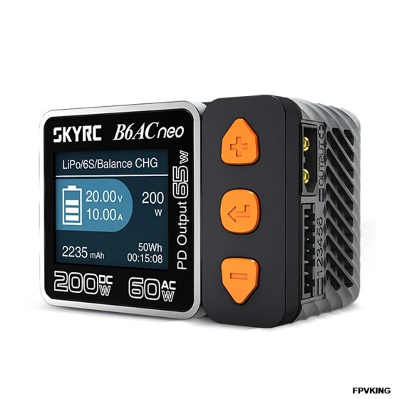 Skyrc B6acneo Charger 200w Ac 60w 10a Balance Charger Discharger Digital Life Liion Lihv Nimh Nicd Pb Smart Battery